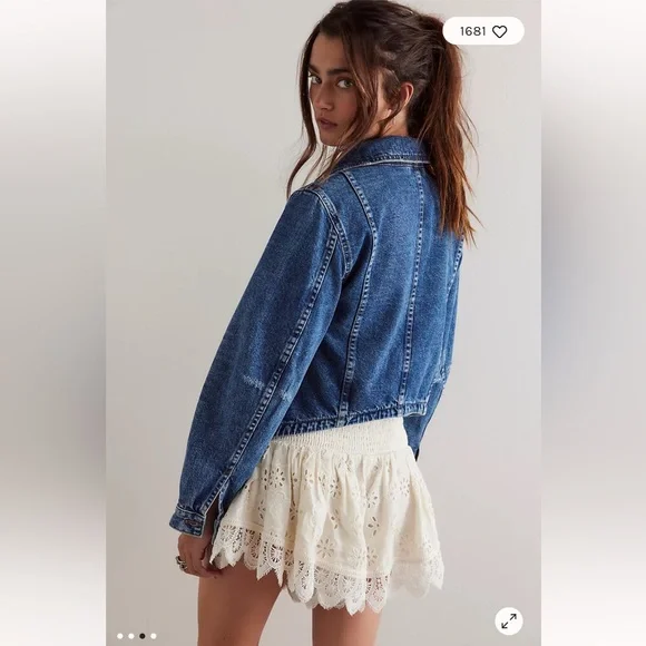 NWT Free People Jade Denim Jacket Size XS - Picture 2 of 15